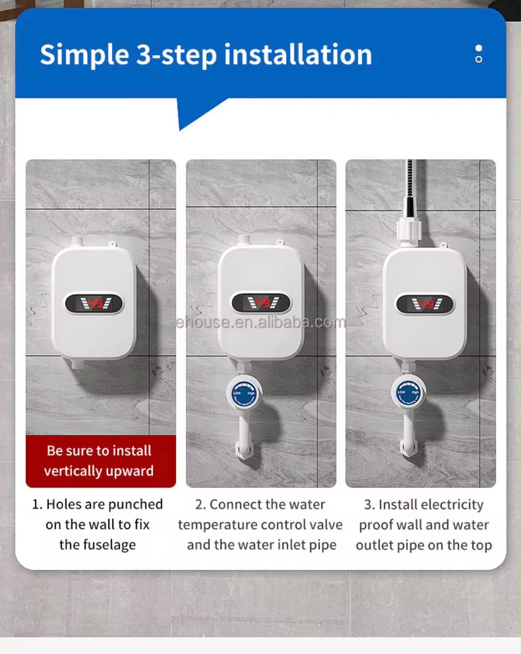 Chauffe-eau Électrique Instantané