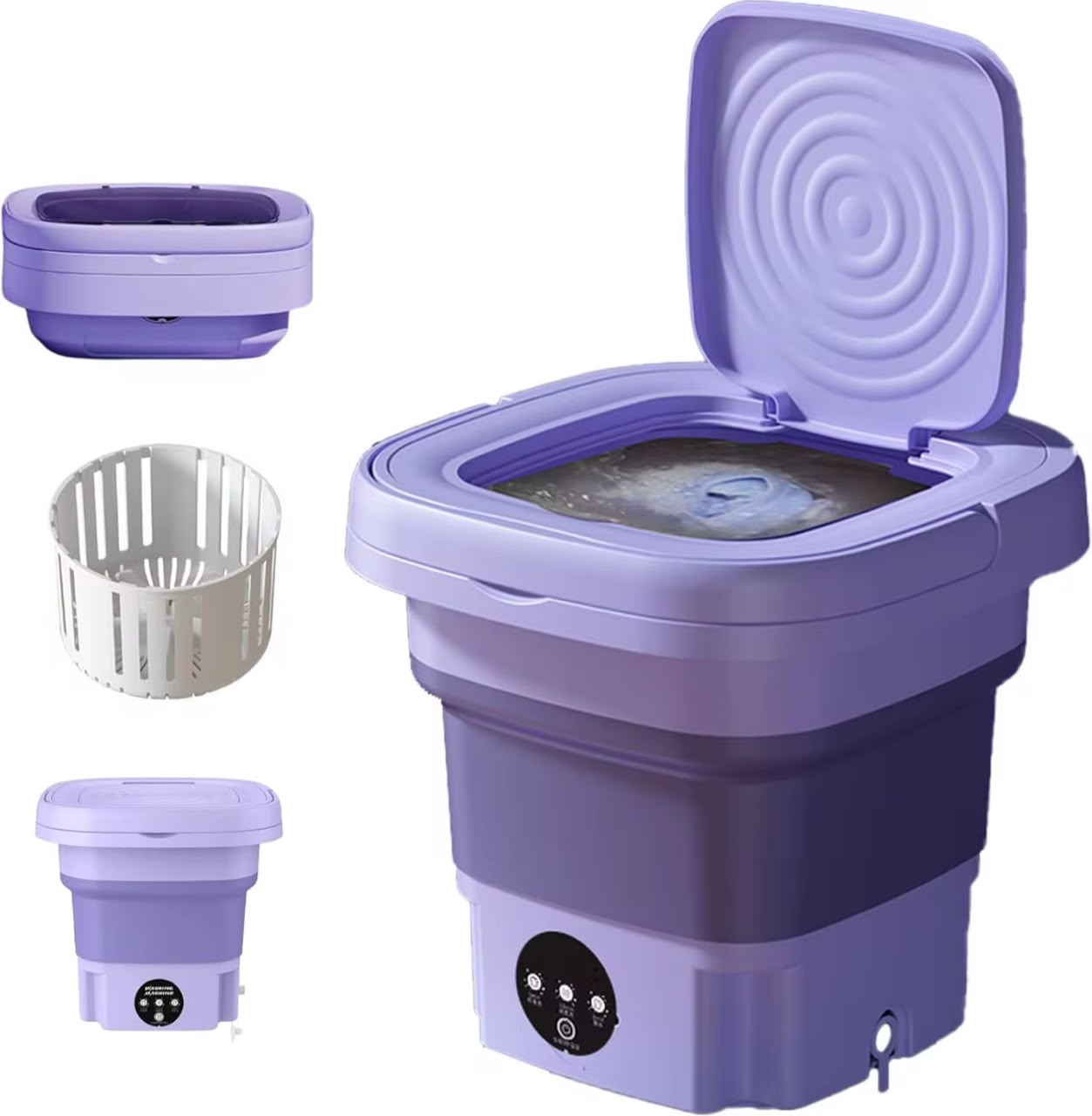 Mini machine a laver pliable